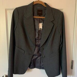 NWT Grey 2 Button Suit Blazer